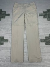 Columbia Saturday Trail II Convertible Pants Womens 6 Beige Omni Shade Hiking