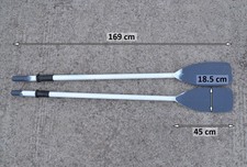 pair of paddles oars boat dinghy rowing  - 169 cm - FREE POSTAGE