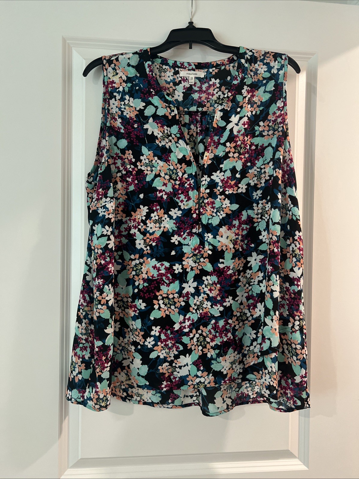 Maurice’s Women’s Size XXL Floral Tank Top Sleeveless Shirt