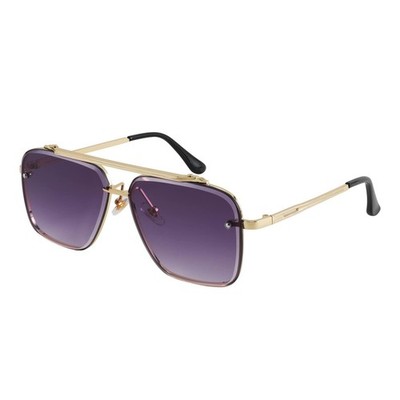 Retro 70er 80er Jahre Sonnenbrille Herren Damen Quadratische Brille mit Metal...
