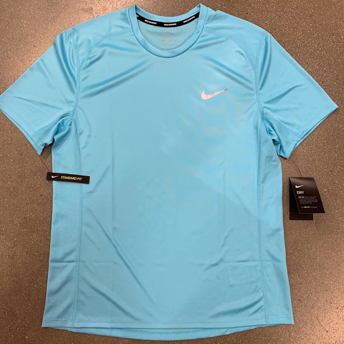 Nike Men's Dri-FIT Miller Mesh Top Tee Shirt Polyester AT3951-496