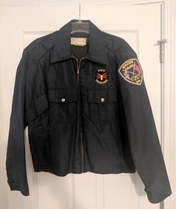police windbreaker jacket