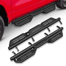 Running Boards Side Steps Rails Nerf Bars For 07-2021 Toyota Tundra Crew Max Cab