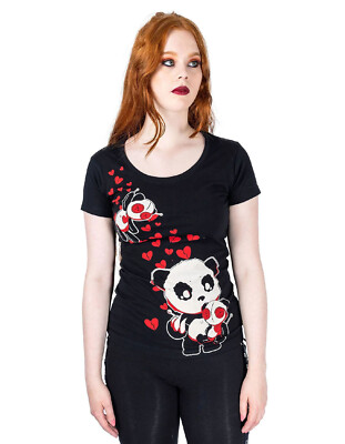Killer Panda T-Shirt Voodoo Panda Kawaii Bear Anime Manga Cartoon Bambusbär