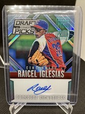 Raciel (Rasiel) Iglesias - 2014 Prizm ON-CARD AUTO RC PRESS PROOF /199