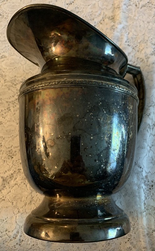 Empire Mfg Co Silver-Plated Water Pitcher Antique #6015