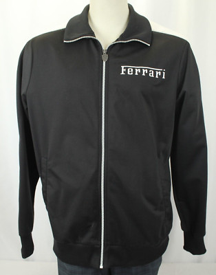 PUMA SCUDERIA FERRARI BLACK TRACK JACKET SIZE XL VGC!