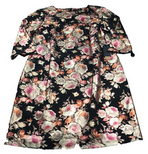 Maree Pour Toi Womens Dress Size 12 Floral 3/4 Sleeves Stretch Flowy NWT