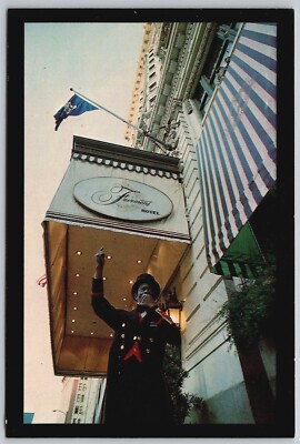 Continental Size Postcard - Doorman - Fairmont Hotel - New Orleans LA