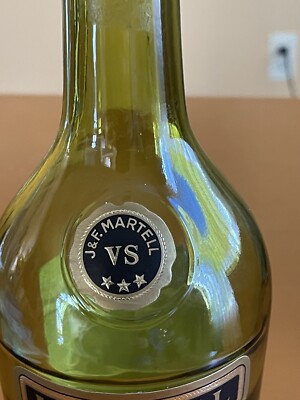 collectable J & F. Martell Cognac VS,3 star ,empty bottle, 750 ml, without cork