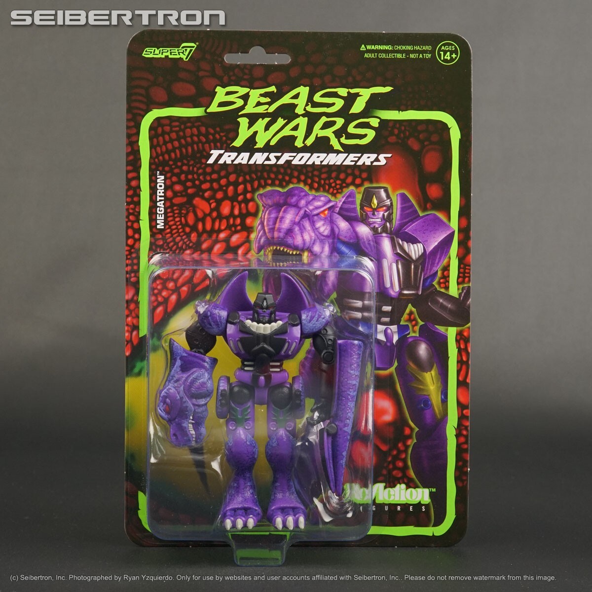 MEGATRON Transformers Beast Wars Super7 Reaction Retro