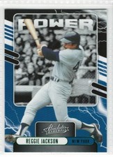 2021 Panini Absolute #PO-13 Reggie Jackson Power Green Foil Yankees