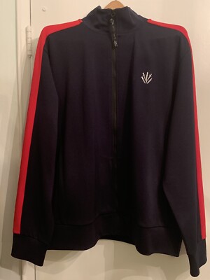 Rag & Bone Hoodie Zip Up Sweatshirt Blue Red Retail Mint Rare Color Limited