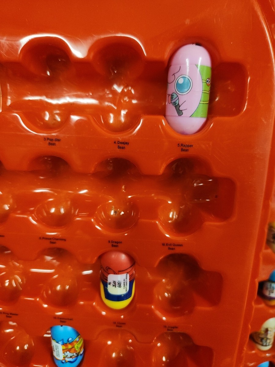 Mighty Beanz Lot (82) 3 Cases Many Most Dated 2010 Football Marvel