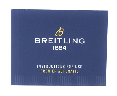 Breitling Premier Automatic Booklet Manual