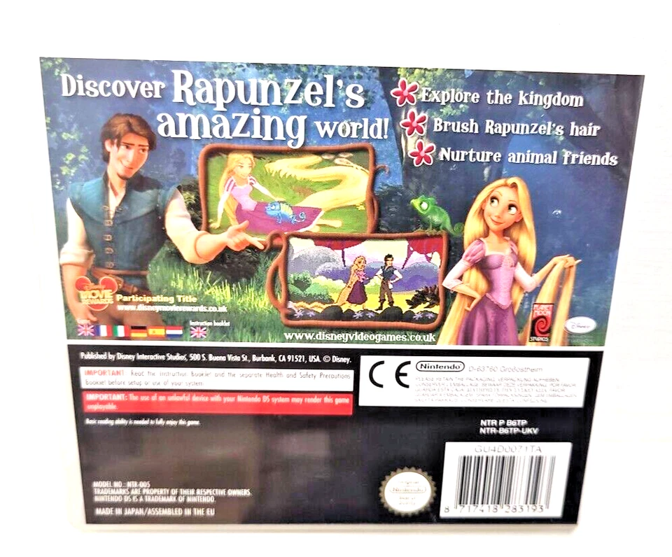 Tangled Nintendo DS Disney EXCELLENT Condition Complete - Image 3 of 4