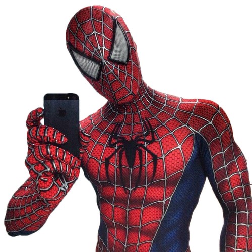 Costume Spiderman professionale per adulti da uomo con maschera unita spider  man | eBay