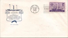 1944 FDC - 125th Anniversary SS Savannah - Kings Point, NY - F33582