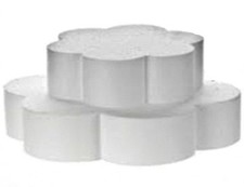 FORMA IN POLISTIROLO CAKE DESIGN DECORAZIONI PASTICCEERI TORTA FIORE CM 40 x 10H
