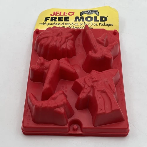 VTG MMPR Mighty Morphin Power Ranger From The Movie Jell-O Jigglers Mold Y2K 90s