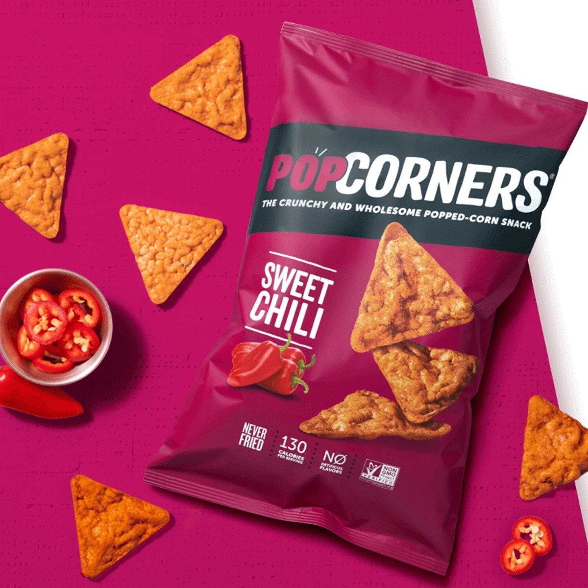 PopCorners Flavoured Popped-Corn Chips Variety Pack (6/CASE
