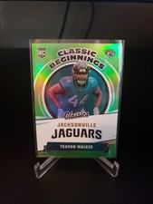 Travon Walker 2022 Classics H2 Rookie Classic Beginnings Green Prizm #'d 5/15