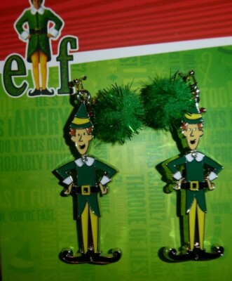 Buddy The Elf Earrings Sensitive Ears NEW Earrings Christmas Nora's USA