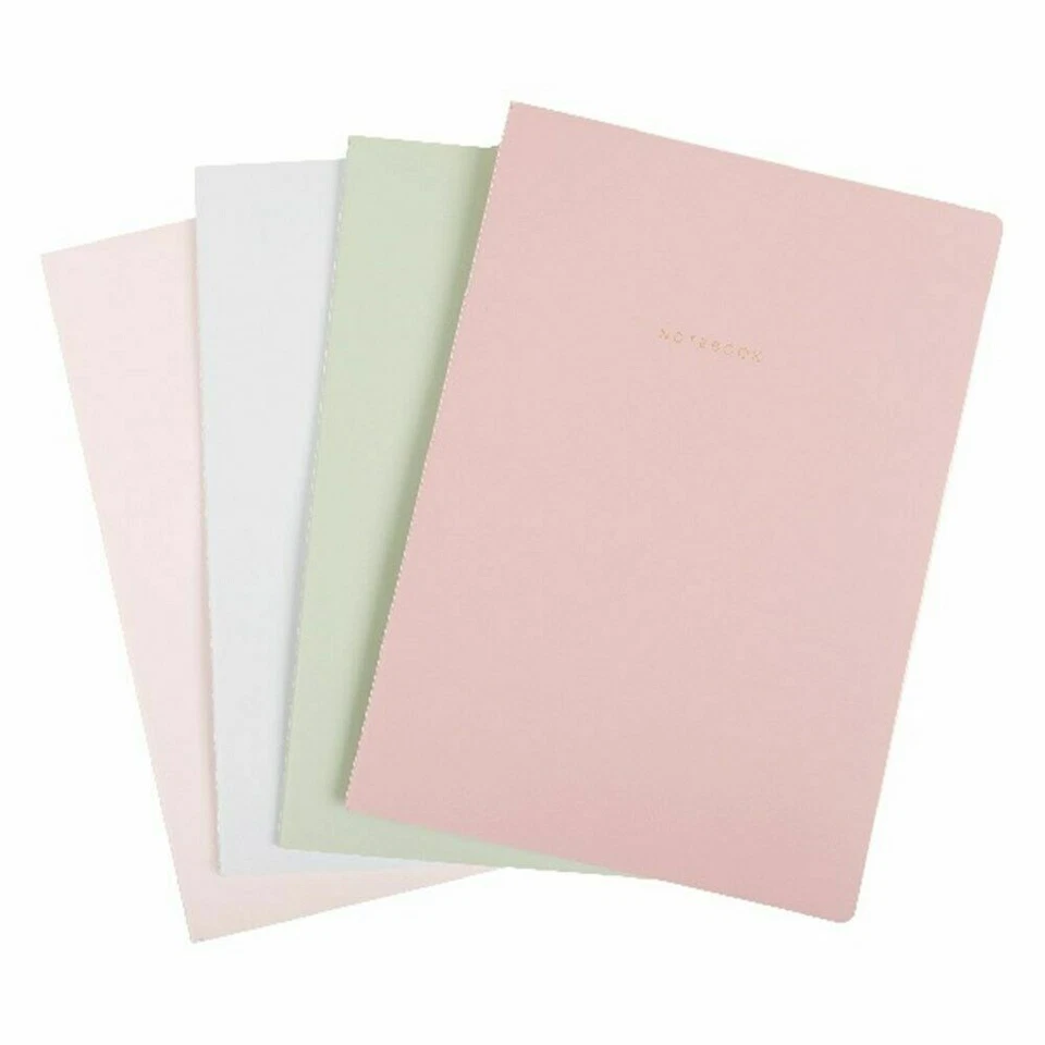 A5 Lined Paper/Stitched/Vintage Diary Notebook/Journal/Pastel Colour School Book - Image 4 of 4