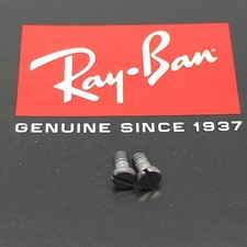 AUTHENTIC REPLACEMENT RAY-BAN RB 3183 TEMPLE/HINGE SCREWS PAIR NEW Genuine