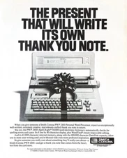1990 WORD PROCESSOR Genuine Vintage Print Ad Smith Corona