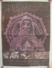 High On Fire Poster Promo Album Art Of Self Defense Summer 2012 Southern Lord