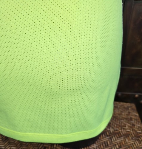 Nike Pro Combat Yellow Neon Fitted Athletic Sleeveless Tank Shirt Top Men's S - Picture 9 of 12