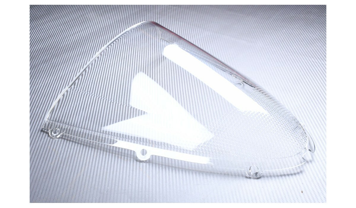 Saute-vent transparent et carbone noir pour moto Kawasaki ZX10R 2006-2007
