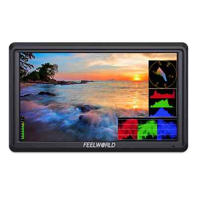 FEELWORLD FW568 V3 6 inch DSLR Camera Field Monitor 3D LUT Full HD 