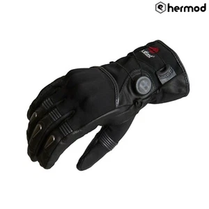 Halvarssons Ljusdal Waterproof Thermal Motorcycle Gloves - Black