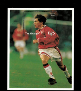 VINTAGE CLASSICS Gambia 1997 Pre World Cup Souvenir Stamp sheet Scott 2005 MNH