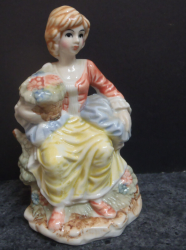 Girl with Flowers Figurine - Picture 1 of 5
