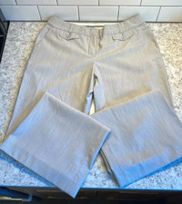 EUC Express Editor Light Gray with Pinstripes   Size 8R