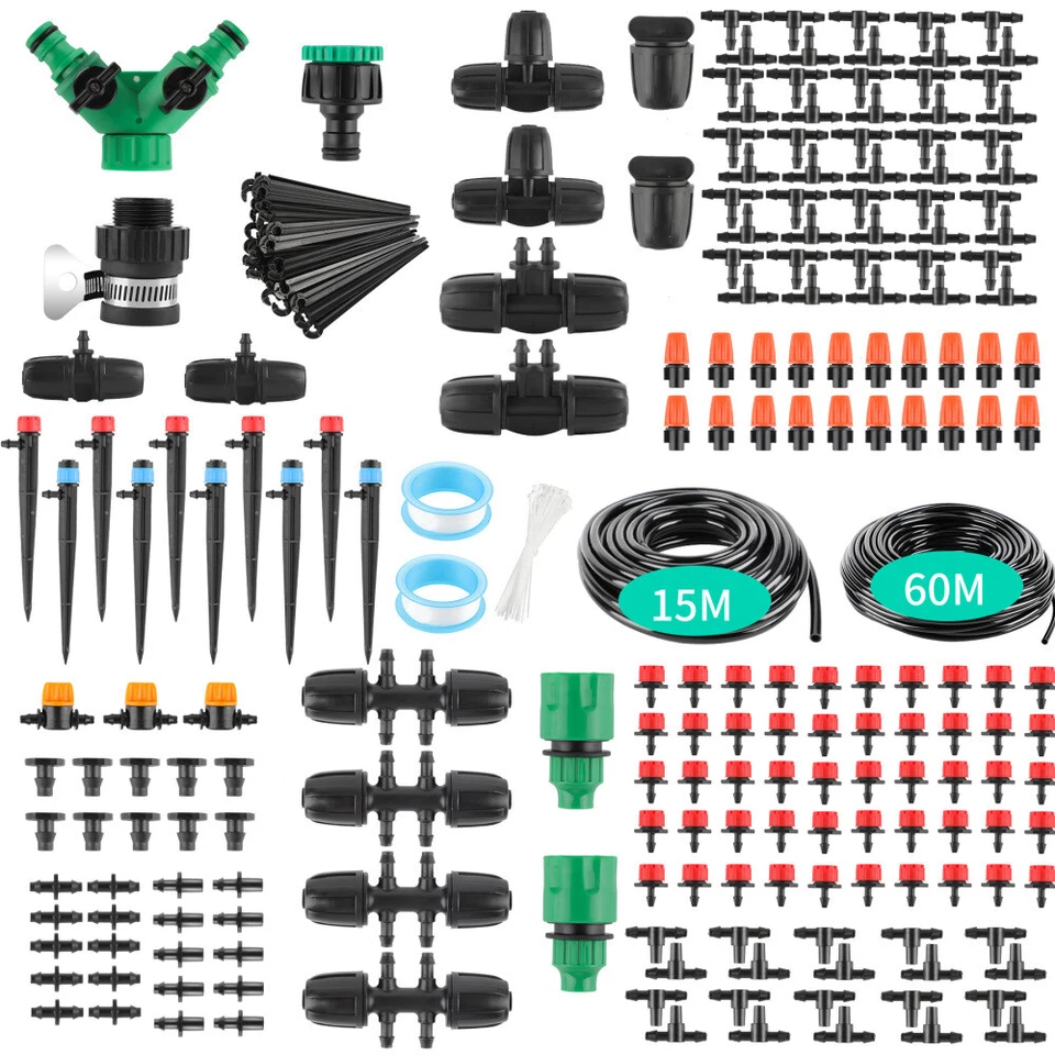 Micro Automatisch Bewässerungssystem Tropfschlauch Bewässerung Timer Set Garten - Bild 4 von 4
