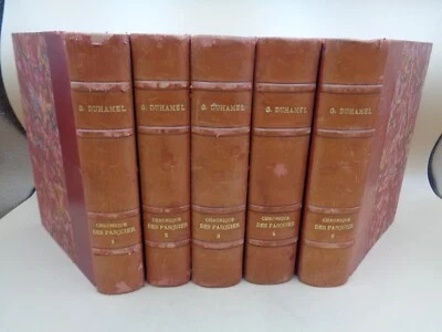 Georges Duhamel : Chronique des Pasquier  5/5 tomes Mercure de France 1948 - Photo 1/4