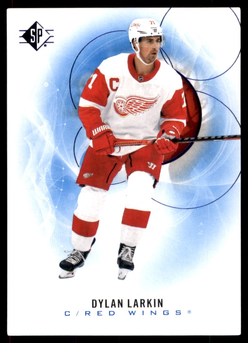 2020-21 SP Hockey Blue Dylan Larkin #80