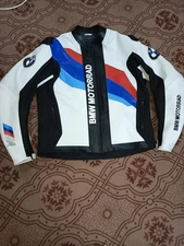 BMW Motorrad Motorbike Leather Jacket Vintage New BMW Motorcycle Biker Jacket