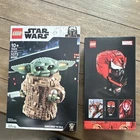 LEGO Star Wars The Child Grogu 75318 Set Box 1073pcs and Lego Carnage bust.