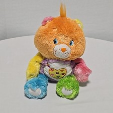RARE Fluffy Work of Heart Care Bear 2005 Art Badge 14" Large Plushie