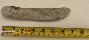 6.5 Inch Small Weathered Driftwood Piece For Arts And Crafts Or Natural Decor