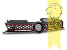 Sportgrill Kühlergrill für VW Golf 6 Limousine Variant Cabrio GTI Optik