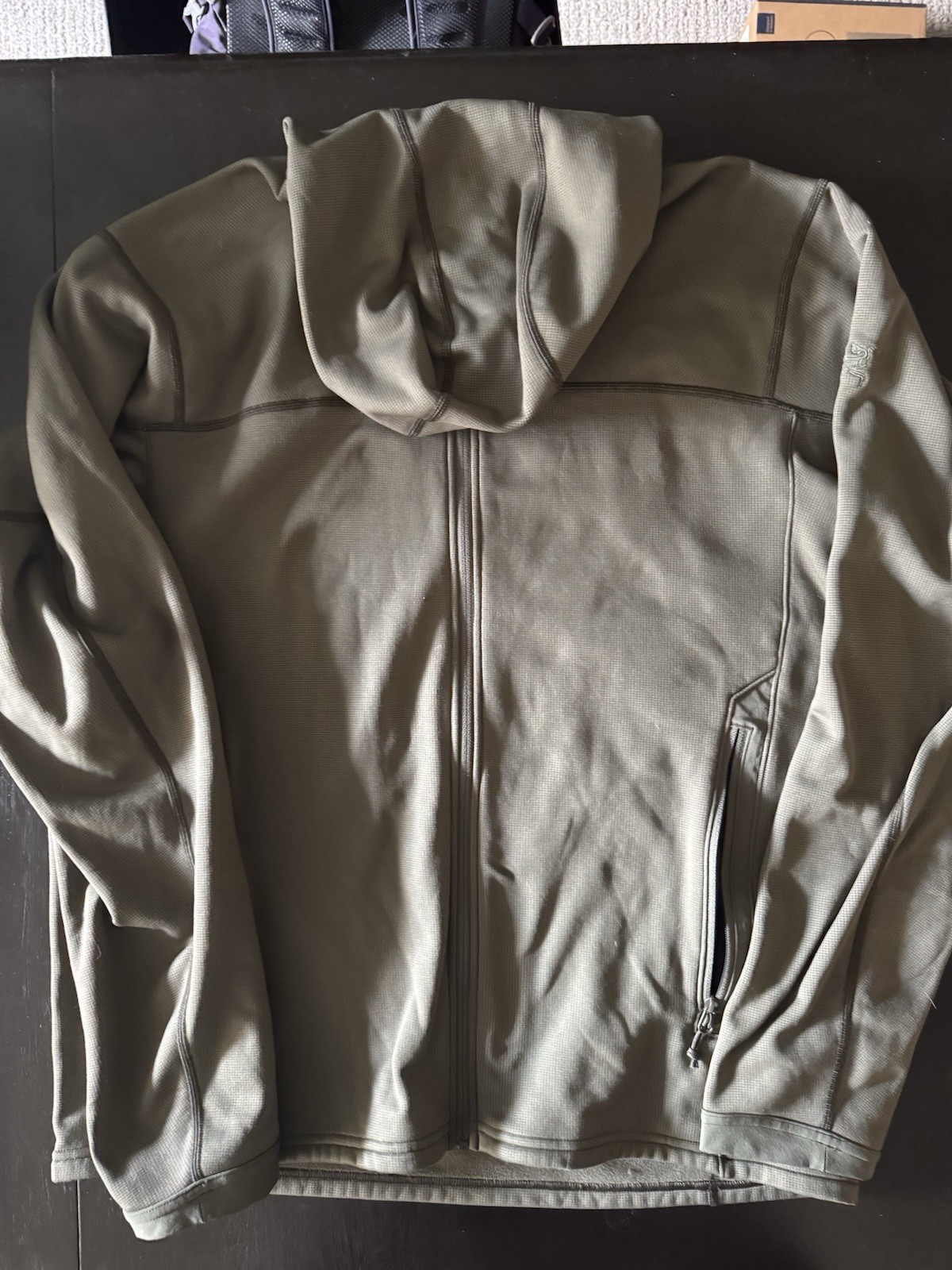 ARC'TERYX Arcteryx Leaf Felpa con Cappuccio Full Zip Naga Gen 2 Extra Large Ranger Verde