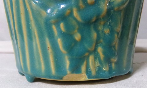 McCoy Leaf & Flowers Art Pottery Vase - Picture 12 of 12