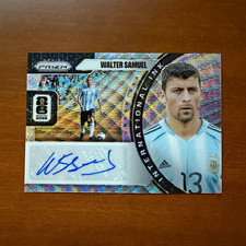 Panini Prizm World Cup Walter Samuel Argentina  Auto
