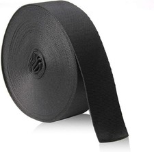10 Yards 1 Inch Nylon Heavy Duty Webbing Strap Black